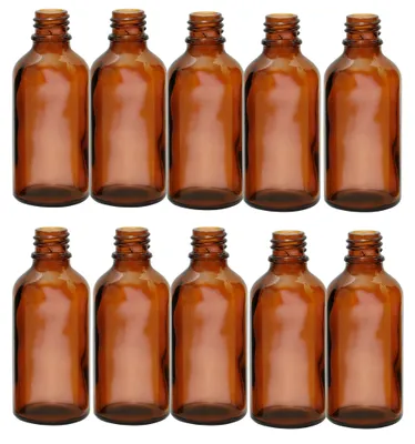 Produktbild von 50ml Apothekerflaschen mit Tropfer, Schrauber, Pipetten, Vereinzler, 105 Stk., Ohne