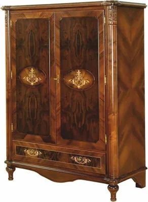 Produktbild von Casa Padrino Luxus Barock Barschrank Braun / Dunkelbraun H. 160 cm - Barockstil Bar Möbel