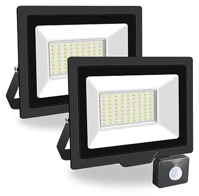 Zdjęcie produktu dla Reflektor LED 200W czujnik ruchu IP66 oświetlenie zewnętrzne