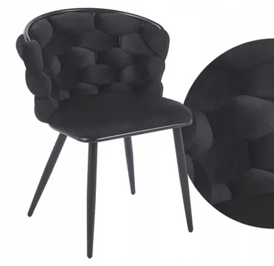 Obrázok produktu pre Furnitex Jedálenská Stolička K47-FX (B) Riviéra 100 Čierne