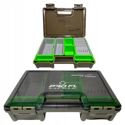 Produktbild von FL FEEDER BOX Angelbox mit Einsätzen und Köderbox