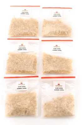 Räucherharz Copal, 6 Beutel à 16 g, insgesamt 100 g