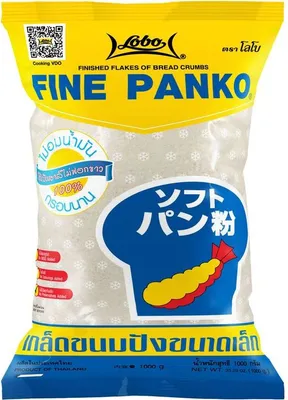 Produktbild von [ 1kg ] Lobo FINE PANKO Brotkrumen nach japanischer Art (fein) / Tempura / Bread crumbs