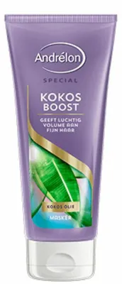 Produktbild von Andrelon Haarmasker - Kokos Boost 180 ml
