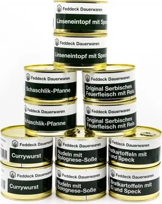 Produktbild von 12 x 400 g Fertiggerichte Mix in Dosen