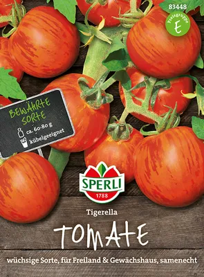 Produktbild von Sperli Cocktail - Tomaten Tigerella - Gemüsesamen