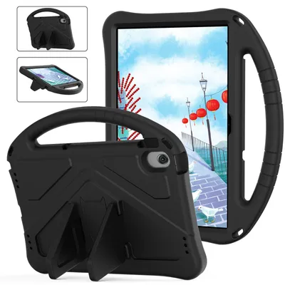 Obrázek produktu pro Dětské pouzdro pro Huawei MatePad 10.4 2022/2020 10.4", EVA lehké nárazuvzdorné pouzdro s skládacím stojánkem a rukojetí černé