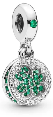 Productafbeelding van PANDORA Charme hanger 797906NRGMX, Dazzling Clover