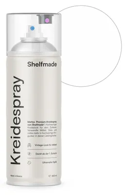 Produktbild von Shelfmade Kreidespray - Kreidefarbe Spray Chalk Kreidesprühfarbe