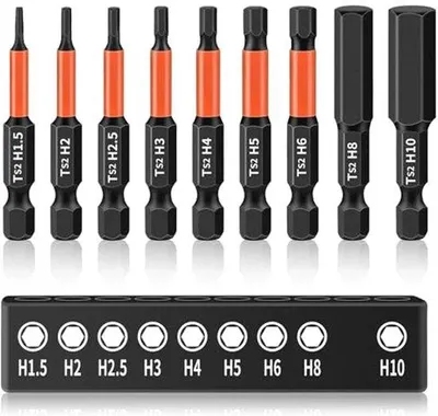 Produktbild von Famanu Sechskant Schraubendreher Bits Set - Essentielle Werkzeuge für jede Aufgabe