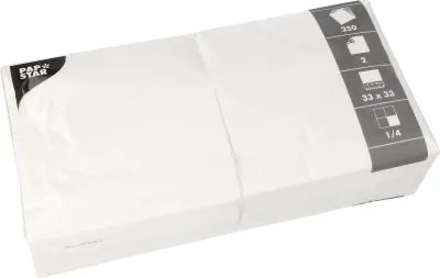 Produktbild von Papstar 14486, Weiß, Seidenpapier, Einfarbig, 31 g/m², 330 mm, 330 mm