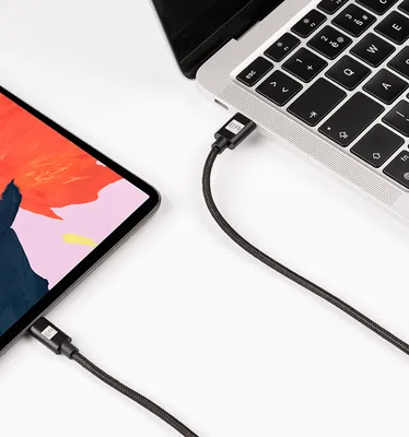 Produktbild von ER POWER Kabel USB-C/Lightning 200cm schwarz