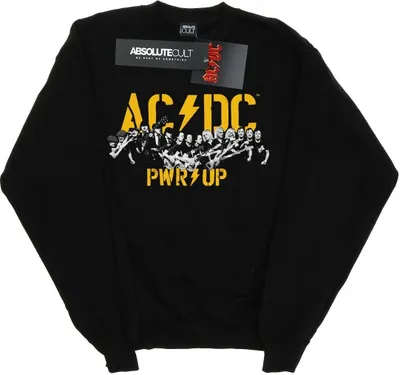 Produktbild von AC/DC - "PWR-UP" Sweatshirt für Herren BI4500 (5XL) (Schwarz)