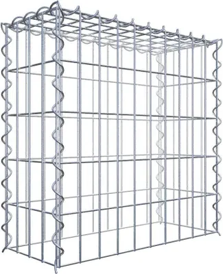 Produktbild von Anbaugabione Typ 3 50 cm x 50 cm x 20 cm (L x H x T), Maschenweite 5 cm x 10 cm, Spirale