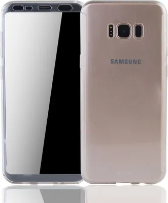 Produktbild von Handyhülle Schutzhülle für Samsung Galaxy S8 Full Case Cover Displayschutz 360 Transparent