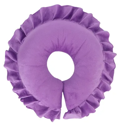 Produktbild von U-förmiges Nackenstützkissen, weiches Tischbett-Gesichtskissen für Schönheitssalon, Spa-Massage, Violett