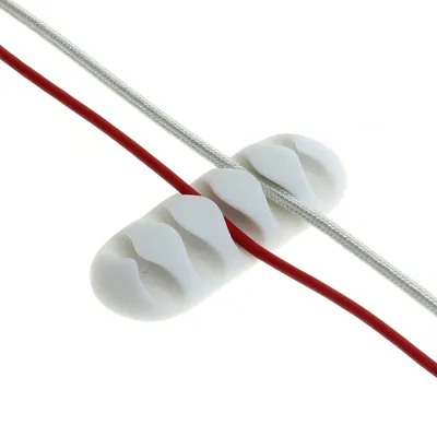 Immagine prodotto di Gestione dei cavi OTB - fermacavi / portacavi - set di 10 bianco