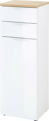 Produktbild von GERMANIA Badschrank PESCARA weiß, navarra-eiche 39,0 x 34,0 x 112,0 cm