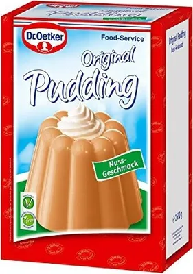 Zdjęcie produktu dla Dr. Oetker Pudding o smaku orzechowym 2,5 kg, 1 opakowanie (1 x 2,5 kg)