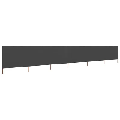 Immagine prodotto di vidaXL 6 pezzi di tessuto frangivento 800 x 80 cm grigio