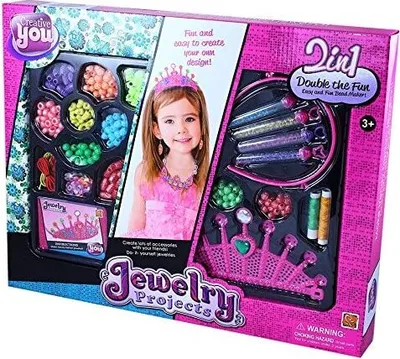 Produktbild von Rappa 654754 Schmuck Bastelset Prinzessinnen Krönchen für Kinder ab 4 Jahren