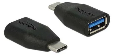 Immagine prodotto di DELOCK USB3.1 Adapter A -> C Bu/St schwarz