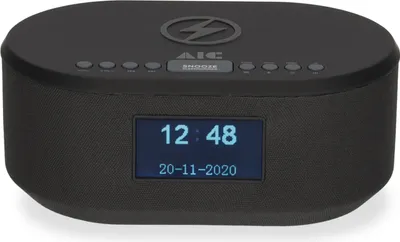 Produktbild von Radiowecker DAB mit Ladefunktion Bluetooth QI Funktion USB Dual Alarm AIC 18DAB