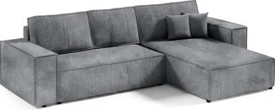 Produktbild von KEF Ecksofa Porto – L-Form – 294x85x185 cm – Mit Schlaffunktion – Liegefläche 140x244 cm – Universell Rechts- und Linksseitig - Poso 60