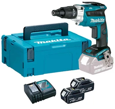 Image de Visseuses bardage Brushless 2x5Ah 18V LXT ® MAKITA DFS251RTJ en MAKPAC