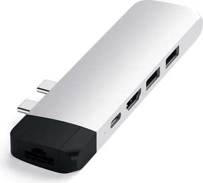 Productafbeelding van Satechi Type-C Pro Hub 4K HDMI met Ethernet, zilver