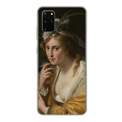Produktbild von MuchoWow® Handyhülle Schutzhülle Hülle für Samsung Galaxy S20 Plus Eine Hirtin - Gemälde von Paulus Moreelse Silikon Softcase Handy Hülle - Hartschale
