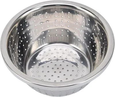Immagine prodotto di Setaccio in acciaio inossidabile microforato, grande, 22 cm, per frutta e riso