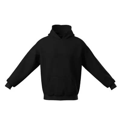 Produktbild von Schwarzes Uni-Kapuzenpullover | 330 g/m² | Größe XS