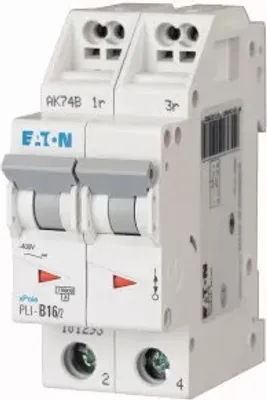 Produktbild von Eaton Leitungsschutzschalter mit Steckklemme, 16 A, 2p, Charakteristik: B 101293