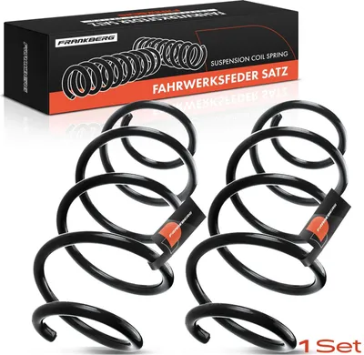 Image de Frankberg 2x Ressort de Suspension Essieu Avant pour VW Golf Plus 521 5M1 2.0L 2005-2013