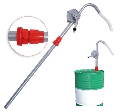Obrázek produktu pro Sací pumpa z hliníkové slitiny – ruční olejové pumpy – ideální pro sudy a nádrže – pro olej a prach – jednoduché a rychlé – vhodné pro…