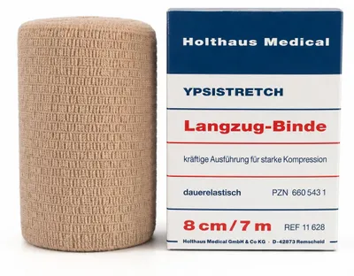 Immagine prodotto di Holthaus Ypsistretch benda lunga, forte 8 cm x 7 m - 1 benda | confezione (1 pezzo)