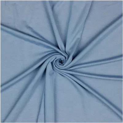 Modal-Jersey Modalstoff 27 Farben 0,5x1,45m Jerseystoff Tencelâ„¢ Modal Oeko-Tex zertifiziert taubenblau