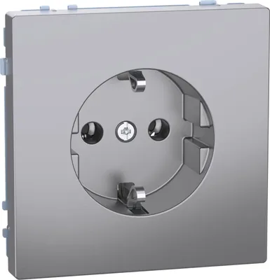 Produktbild von Merten Steckdose Serie Design, Edelstahl, MEG2301-6036