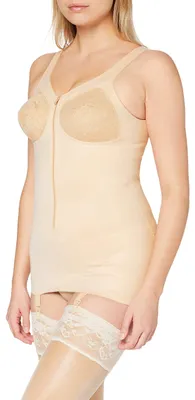 Immagine prodotto di Corpetto modellante senza stecche, aperto nella parte inferiore, modello classico 6452 (taglia reggiseno: 95 D / colore: color carne)