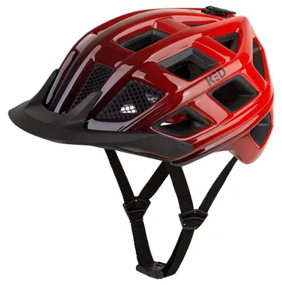 Zdjęcie produktu dla Crom rot M 52-58 cm - czerwono-czarny błyszczący