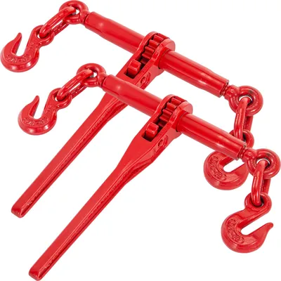 Produktbild von Kettenbinder 5/16-3/8", Ratschenlastbinder 6600 lbs Kapazität, Ratschenhebelbinder mit G70-Haken, verstellbare Länge
