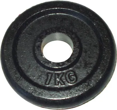 Immagine prodotto di Disco in ghisa Acra (peso) per manubri 1 kg - 30 mm