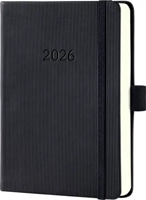 Image de sigel Calendrier de poche Conceptum 2026 env. DIN A6 noir