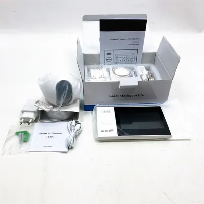 Obrázok produktu pre Domáci poplašný systém PGST bezdrôtová kamera 4G 1080P s dotykovou obrazovkou 4,3 cm WLAN kompatibilný s Alexa Google Home ochrana proti krádeži