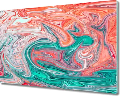Produktbild von Coloray Kochplattenabdeckung Herdabdeckplatte 80x52 cm Hackbrett Schneidebrett Küchenbrett - Farbe Abstraktion