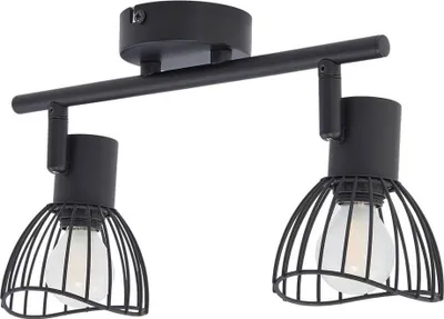 Produktbild von Lindby Deckenleuchte Piena, schwarz, 2-flg., Metall, 39cm