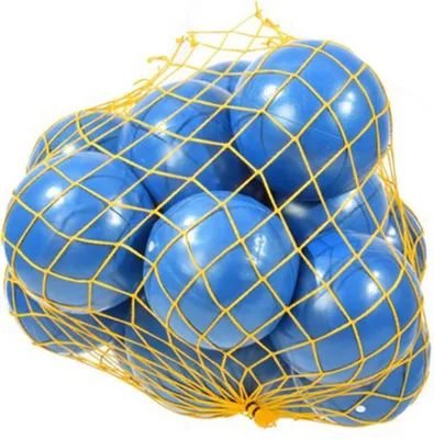 Produktbild von 16 Kawanyo Mobility Bälle m. Ballnetz - blau