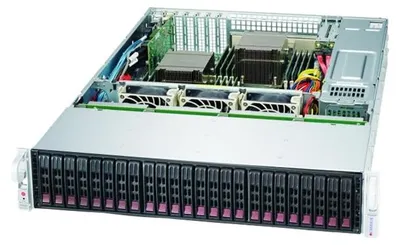 Produktbild von Supermicro SC216 BE1C4-R1K23LPB – Für den Einbau in einen Serverrack