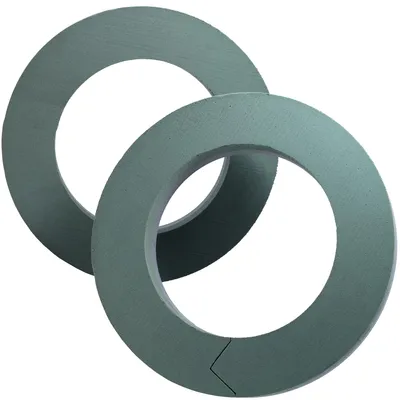 Produktbild von OASIS Steckschaum FOAM FRAMES Ring Ø40cm Steckmasse Steckschwamm - 2 Stück